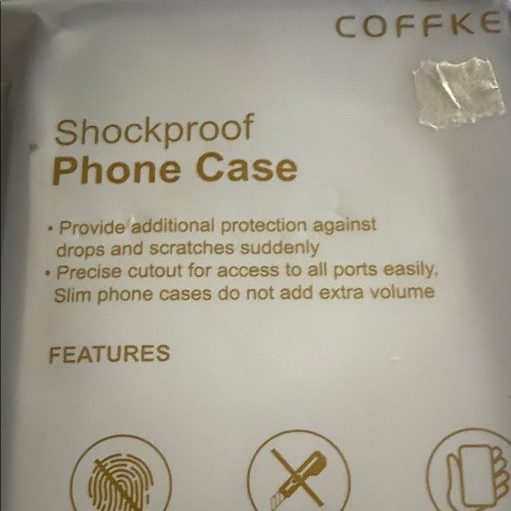 Coffker Purple Shockproof iPhone 14 Pro Max Case with Accessories - Picture 12 of 13